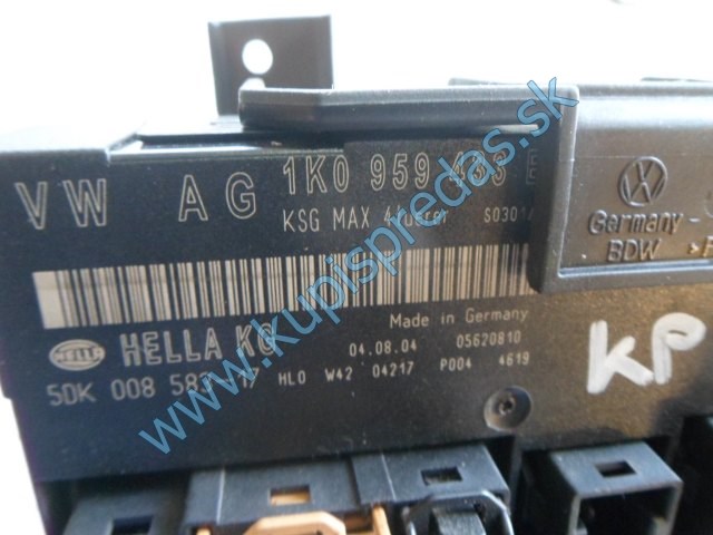 modul komfortu na vw volkswagen touran, 1K0959433B